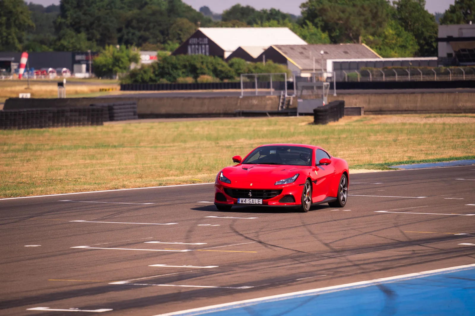 Ferrari on the circuit
